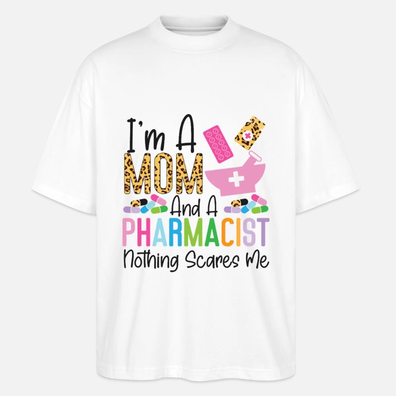 Pharmacy Tech Technician - Stanley/Stella Oversized Unisex Bio T-Shirt Blaster 2.0 - Weiß