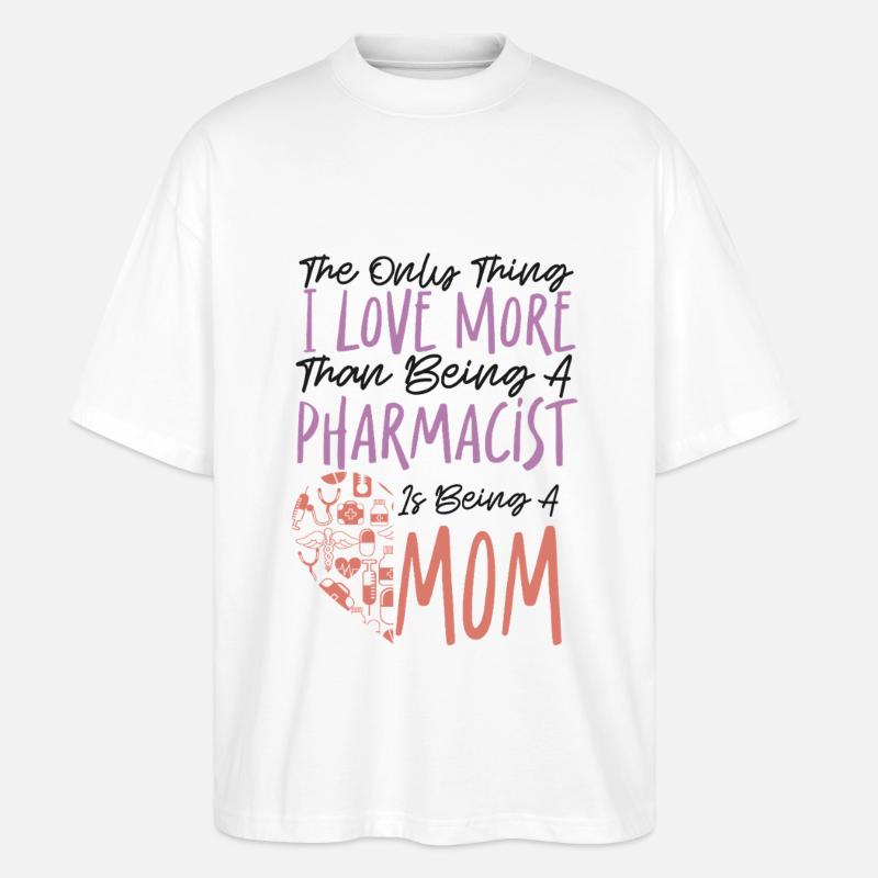 Pharmacy Tech Technician - Stanley/Stella Oversized Unisex Organic T-shirt Blaster 2.0 - white