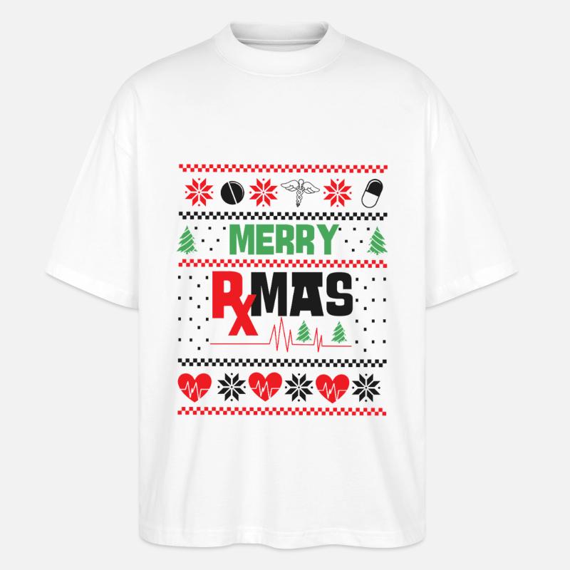 Pharmacy Tech Technician - Stanley/Stella Oversized Unisex Bio T-Shirt Blaster 2.0 - Weiß