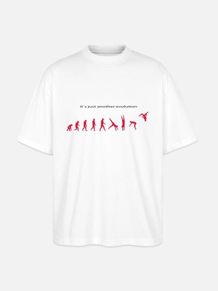 Evolution - Stanley/Stella Oversized Unisex Bio T-Shirt Blaster 2.0 - Weiß