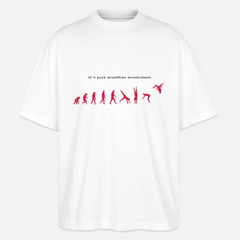 Evolution - Stanley/Stella Oversized Unisex Bio T-Shirt Blaster 2.0 - Weiß