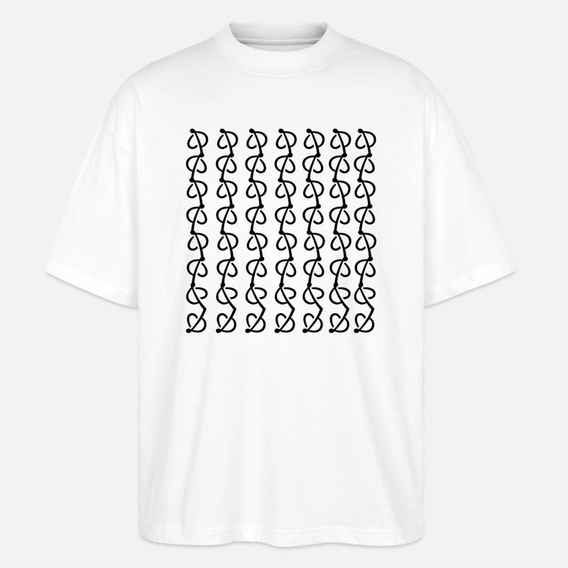 Conception unique des feuilles - T-shirt bio Blaster 2.0 coupe oversize Stanley/Stella Unisexe - blanc