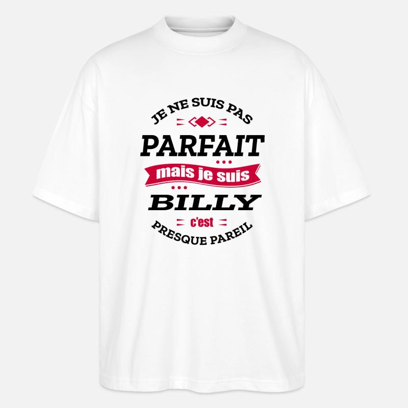 446 Billy BL - T-shirt bio Blaster 2.0 coupe oversize Stanley/Stella Unisexe - blanc