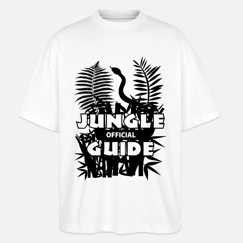 jungleguide blak - Stanley/Stella Oversized Unisex Bio T-Shirt Blaster 2.0 - Weiß