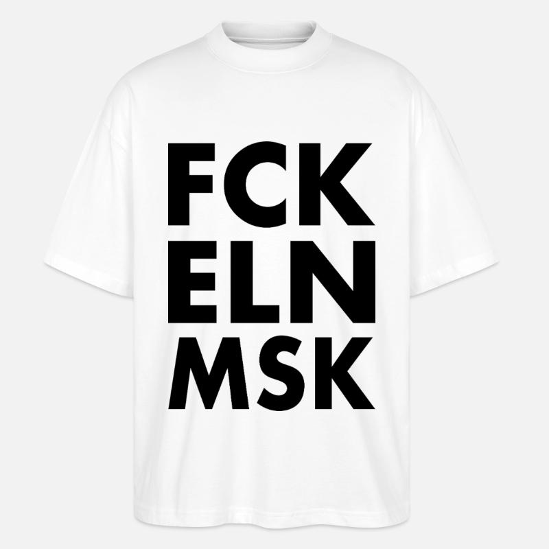 Fck eln msk - T-shirt bio Blaster 2.0 coupe oversize Stanley/Stella Unisexe - blanc