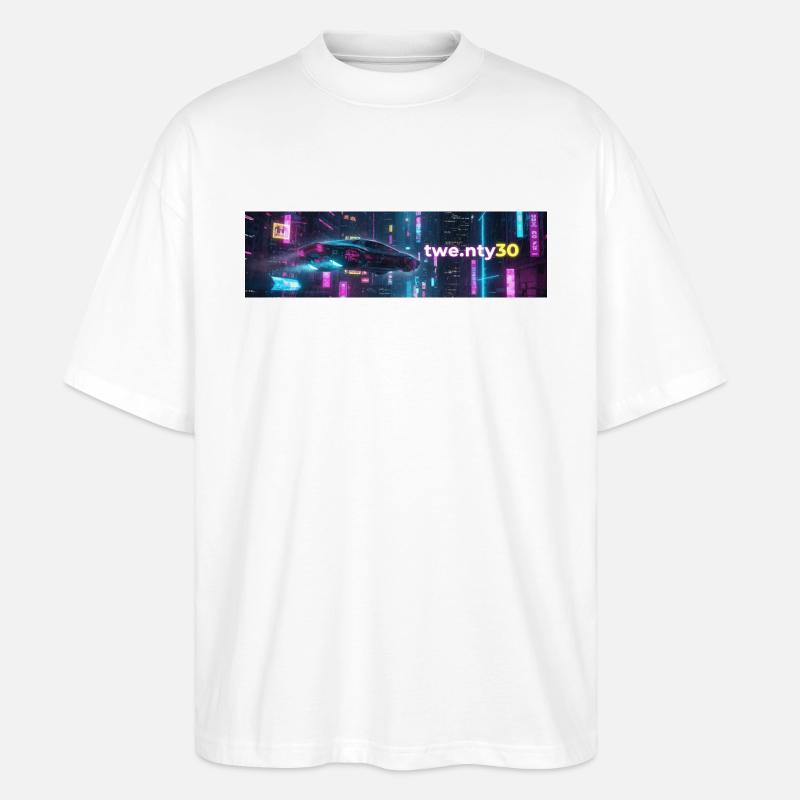 opening design - Stanley/Stella Oversized Unisex Bio T-Shirt Blaster 2.0 - Weiß