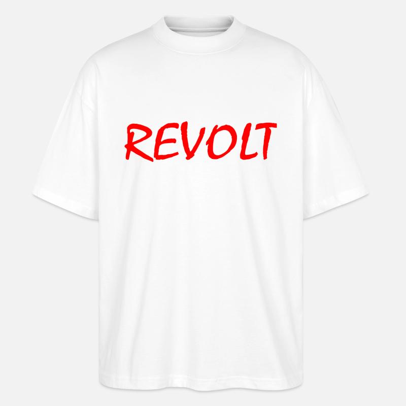 Revolt - Stanley/Stella Oversized Unisex Bio T-Shirt Blaster 2.0 - Weiß