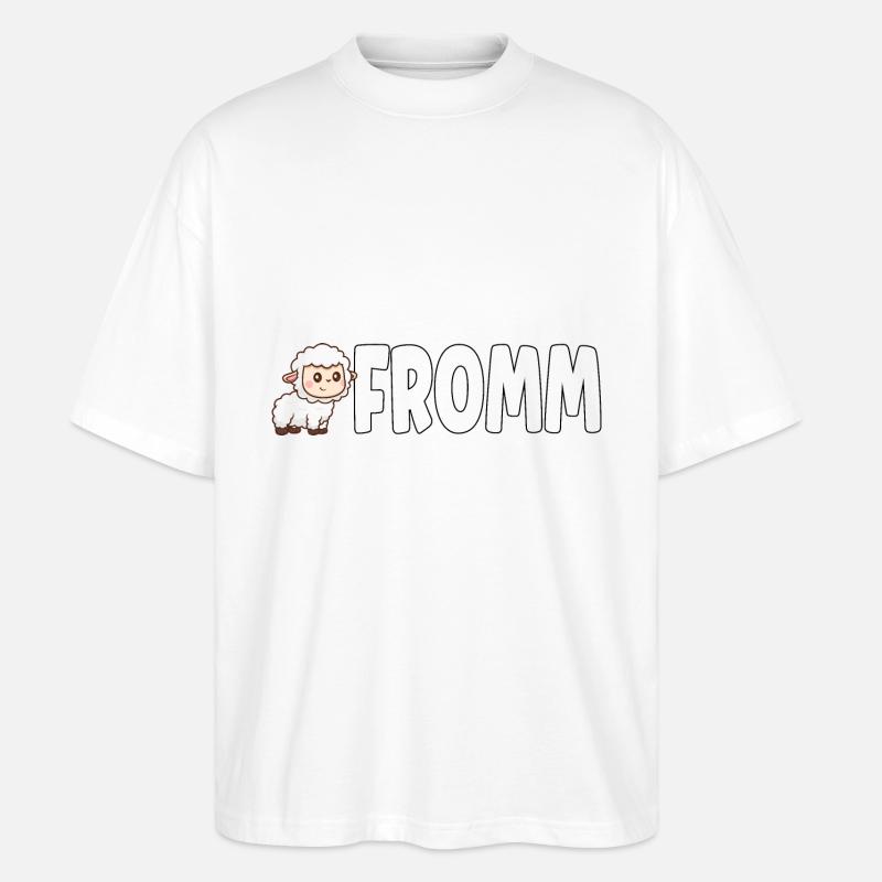 Lammfromm - Vous êtes innocent. TOUJOURS! - T-shirt bio Blaster 2.0 coupe oversize Stanley/Stella Unisexe - blanc