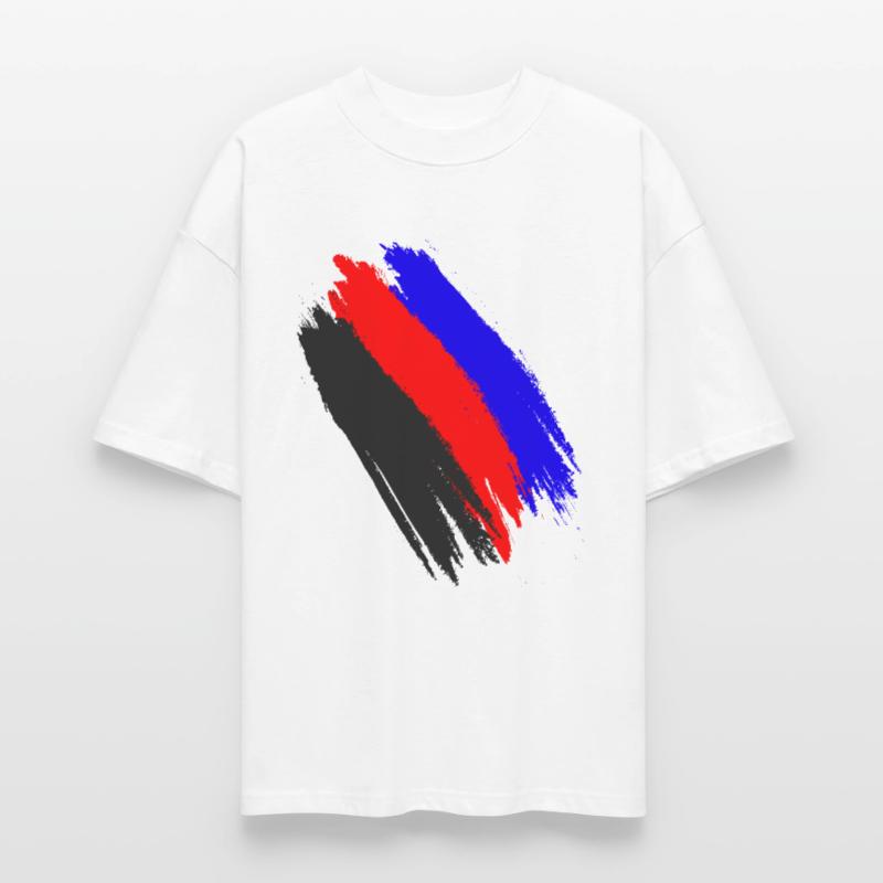 Drapeau polyamour Drapeau polyamour Pride Polyamour T-shirt bio Blaster 2.0 coupe oversize Stanley/Stella Unisexe