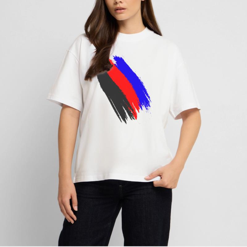 Drapeau polyamour Drapeau polyamour Pride Polyamour T-shirt bio Blaster 2.0 coupe oversize Stanley/Stella Unisexe