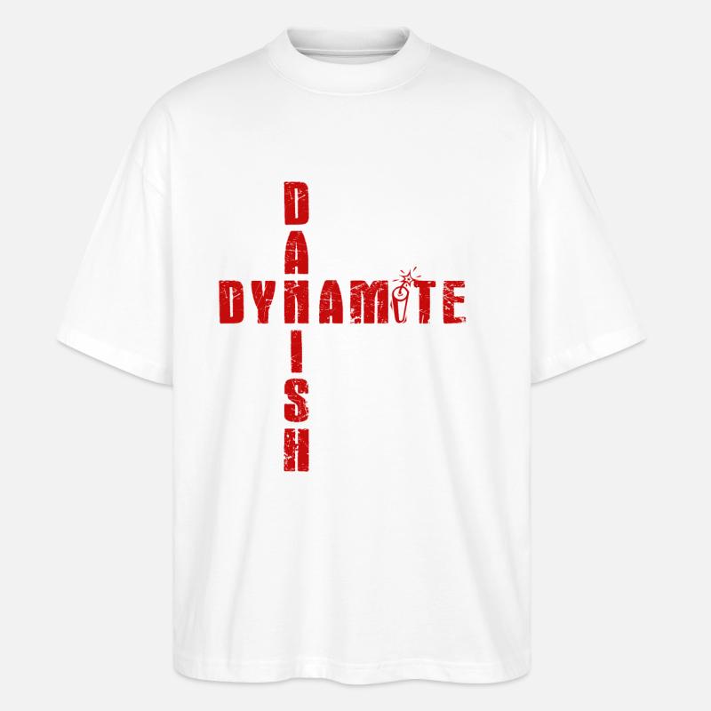 Danish Dynamite - Stanley/Stella Oversized Unisex Bio T-Shirt Blaster 2.0 - Weiß