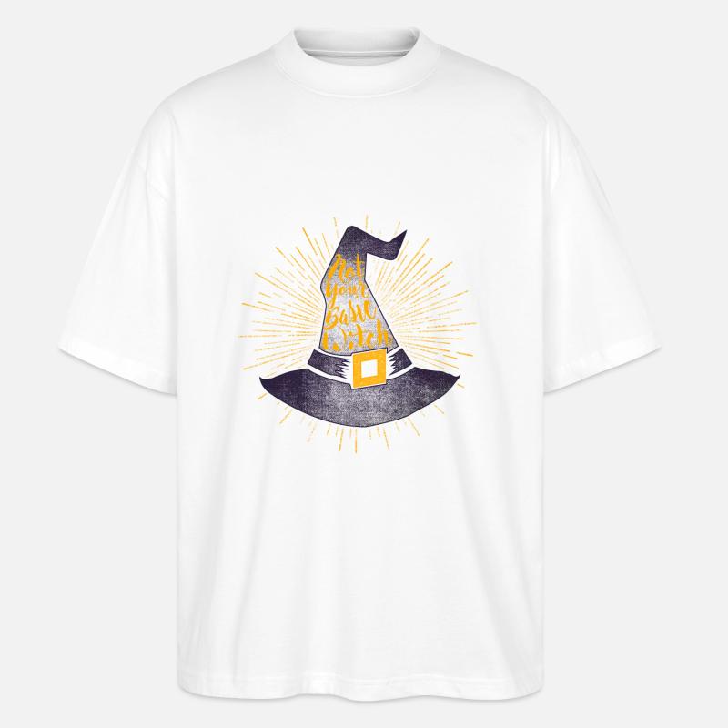 Not your basic witch / Halloween - Stanley/Stella Oversized Unisex Bio T-Shirt Blaster 2.0 - Weiß