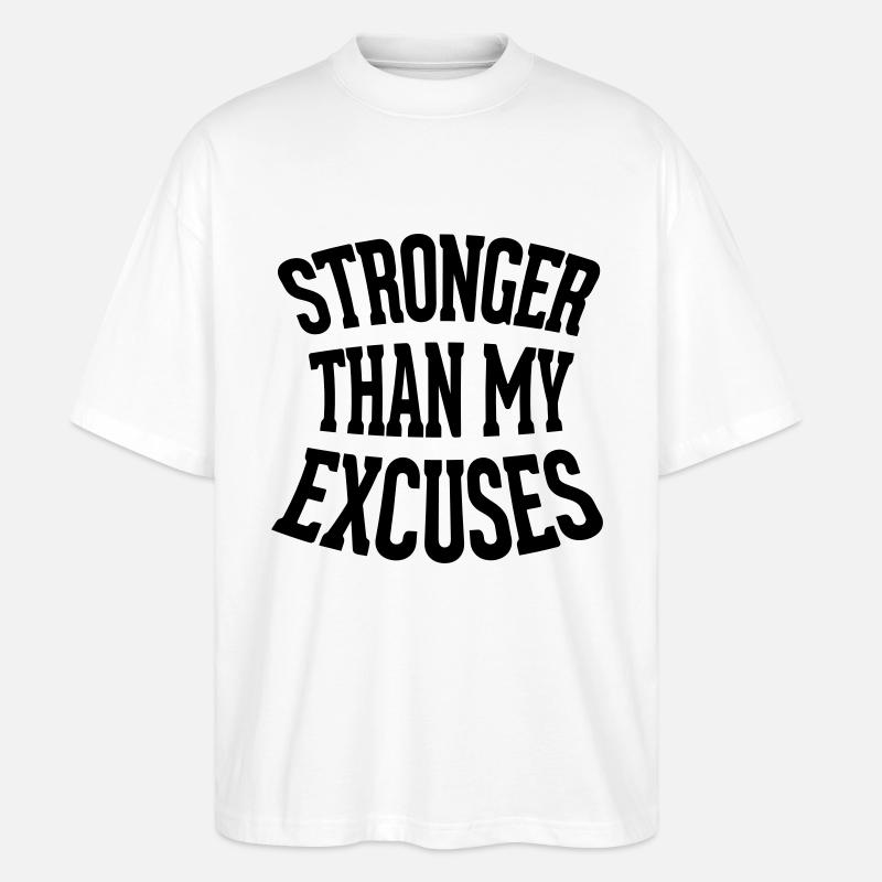 Strong - Stanley/Stella Oversized Unisex Bio T-Shirt Blaster 2.0 - Weiß
