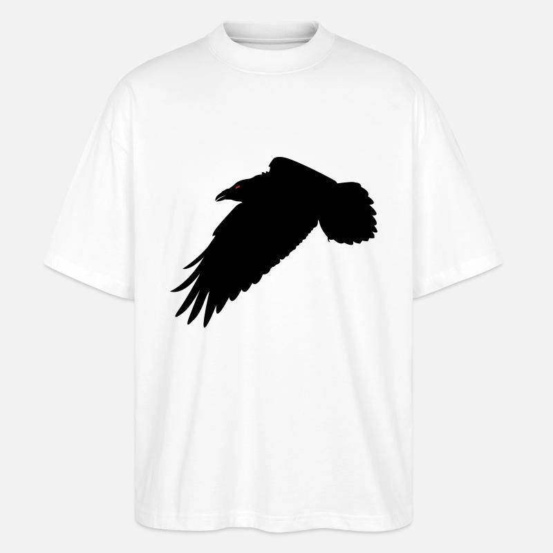 Schwarzer Rabe - Stanley/Stella Oversized Unisex Bio T-Shirt Blaster 2.0 - Weiß