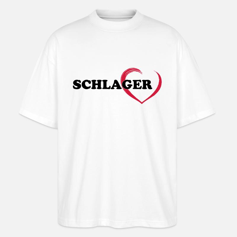 SCHLAGER - Stanley/Stella Oversized Unisex Bio T-Shirt Blaster 2.0 - Weiß