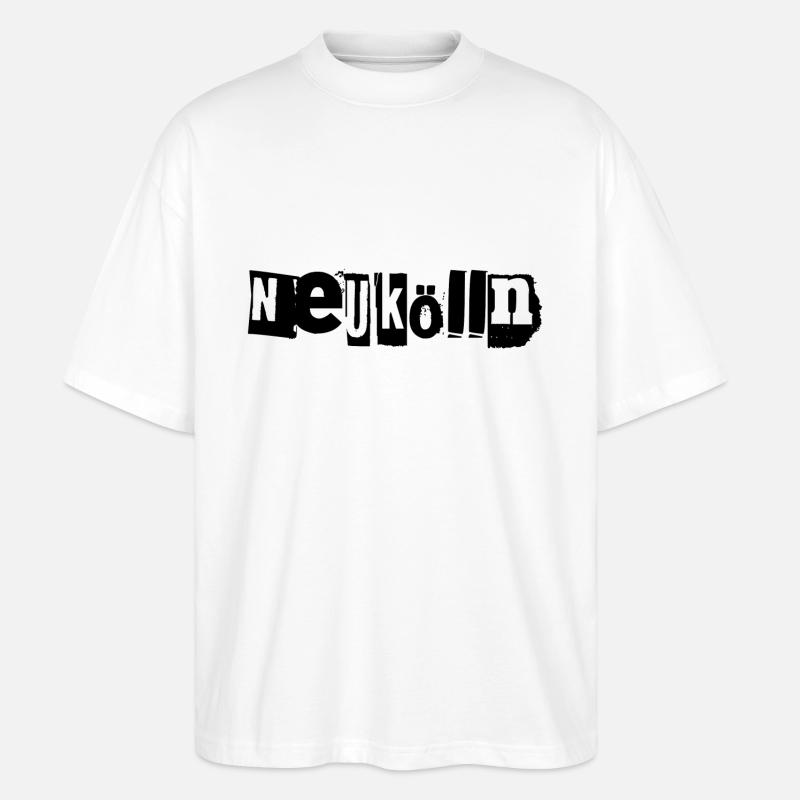 Neukoelln - Stanley/Stella Oversized Unisex Bio T-Shirt Blaster 2.0 - Weiß
