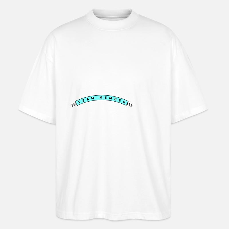 Équipier - T-shirt bio Blaster 2.0 coupe oversize Stanley/Stella Unisexe - blanc