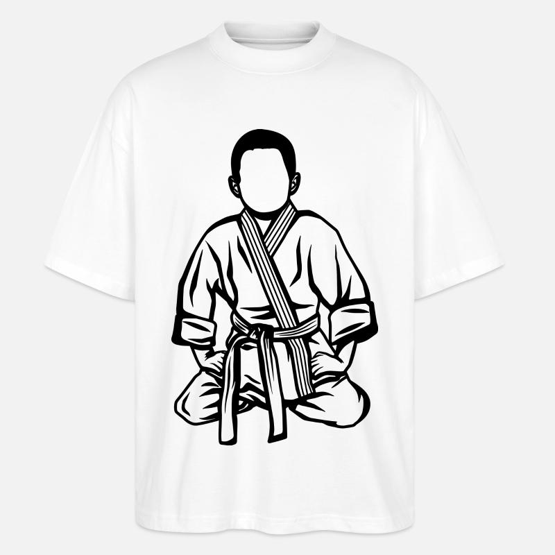 Judo Kid - Stanley/Stella Oversized Unisex Bio T-Shirt Blaster 2.0 - Weiß