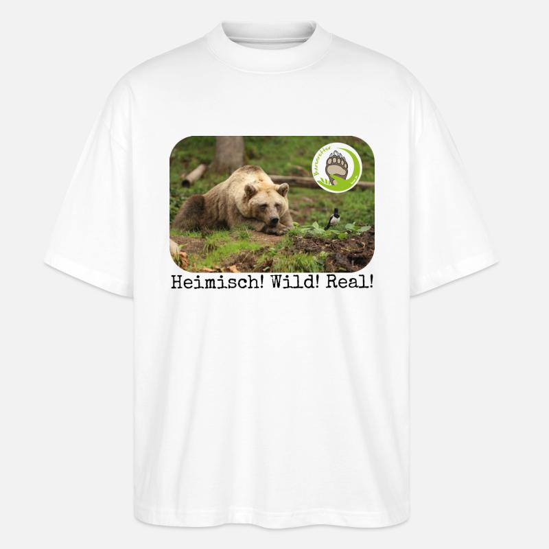 DARIA & eine Elster - Stanley/Stella Oversized Unisex Bio T-Shirt Blaster 2.0 - Weiß