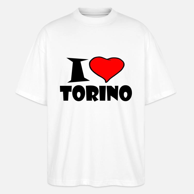 Torino - T-shirt bio Blaster 2.0 coupe oversize Stanley/Stella Unisexe - blanc