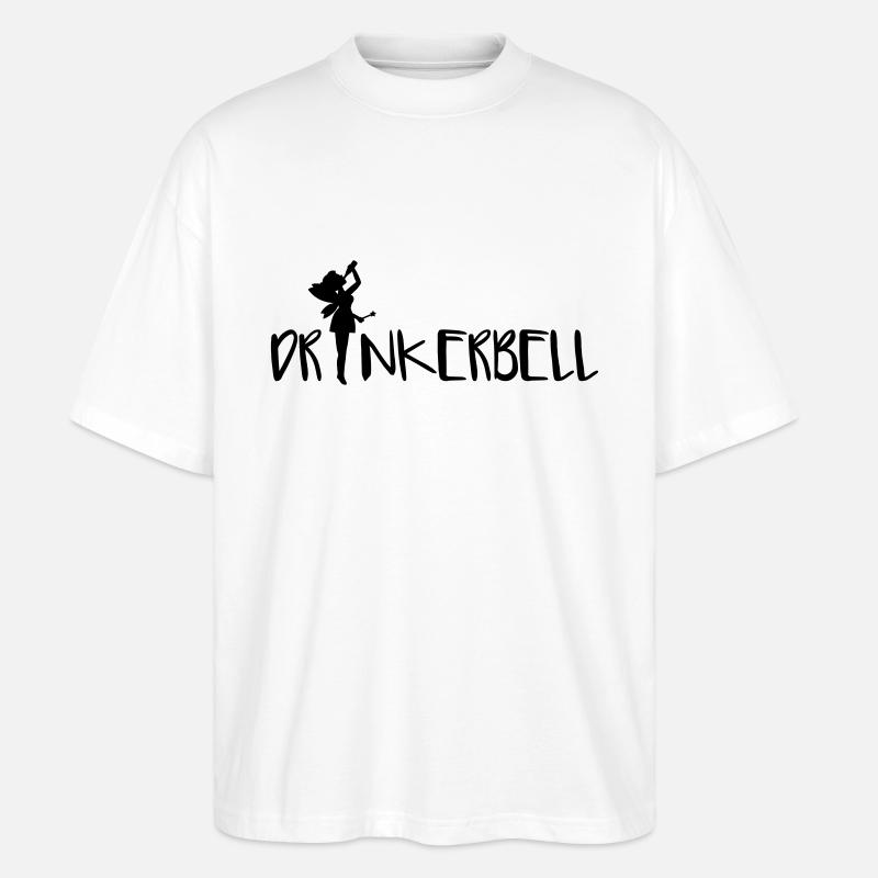 Drinkerbell - Stanley/Stella Oversized Unisex Organic T-shirt Blaster 2.0 - white