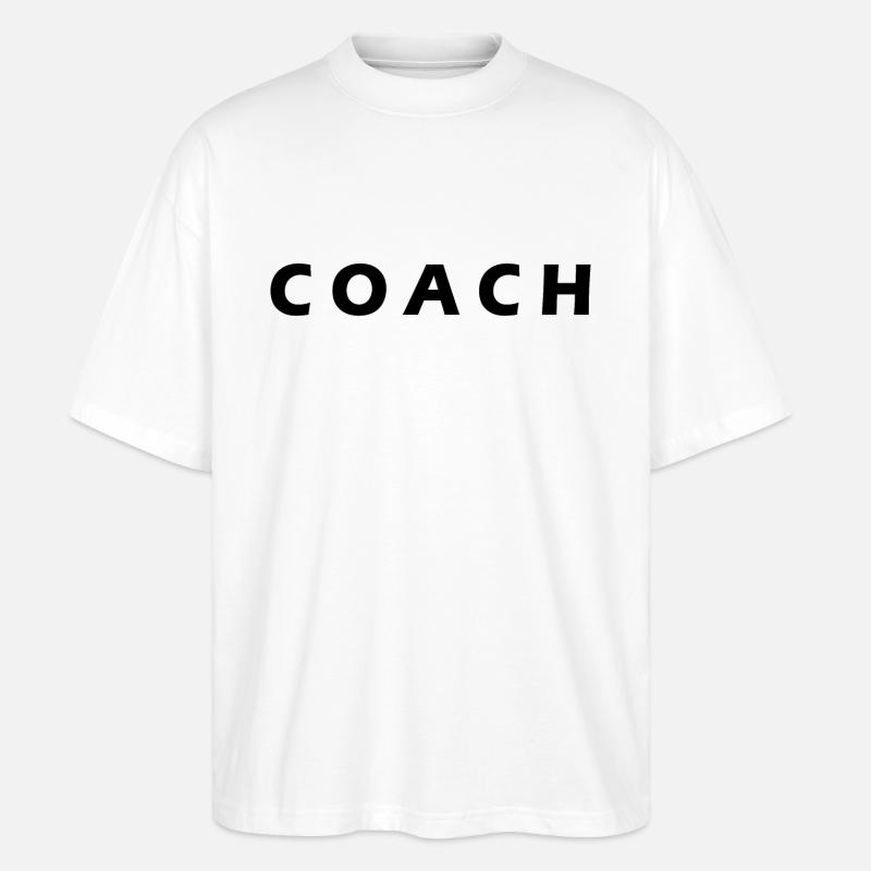 COACH - Stanley/Stella Oversized Unisex Bio T-Shirt Blaster 2.0 - Weiß