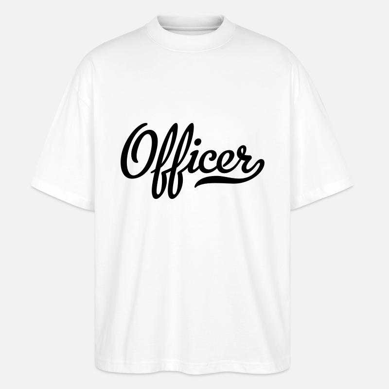 Officer - Stanley/Stella Oversized Unisex Bio T-Shirt Blaster 2.0 - Weiß