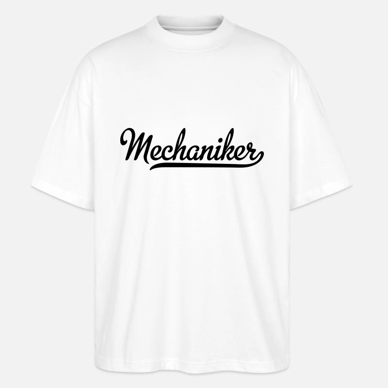 Mechaniker - Stanley/Stella Oversized Unisex Bio T-Shirt Blaster 2.0 - Weiß