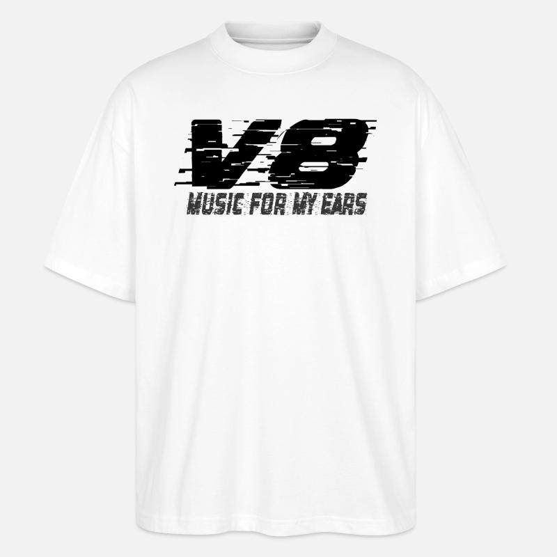 V8 - Stanley/Stella Oversized Unisex Bio T-Shirt Blaster 2.0 - Weiß