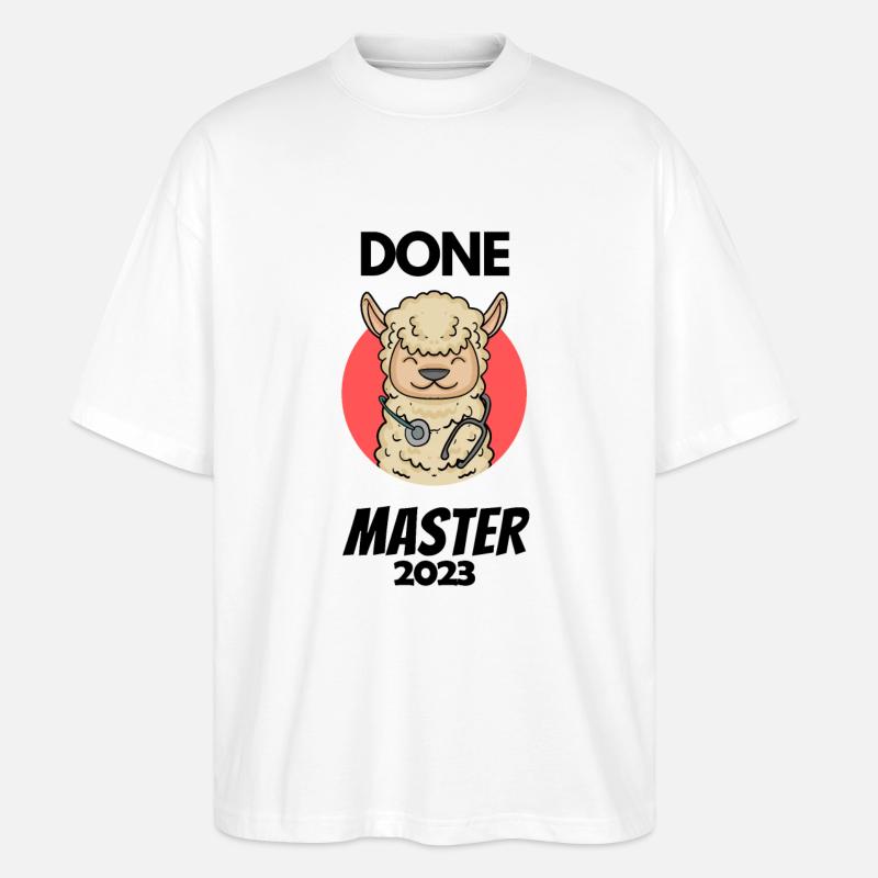 Master 2023 - Stanley/Stella Oversized Unisex Bio T-Shirt Blaster 2.0 - Weiß