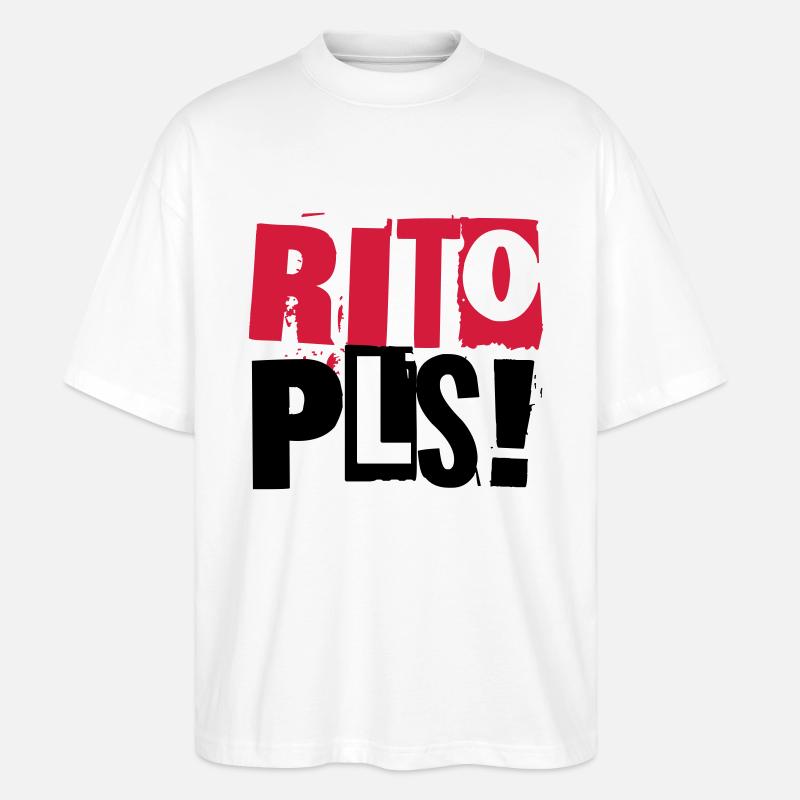 RITO PLS - Stanley/Stella Oversized Unisex Bio T-Shirt Blaster 2.0 - Weiß