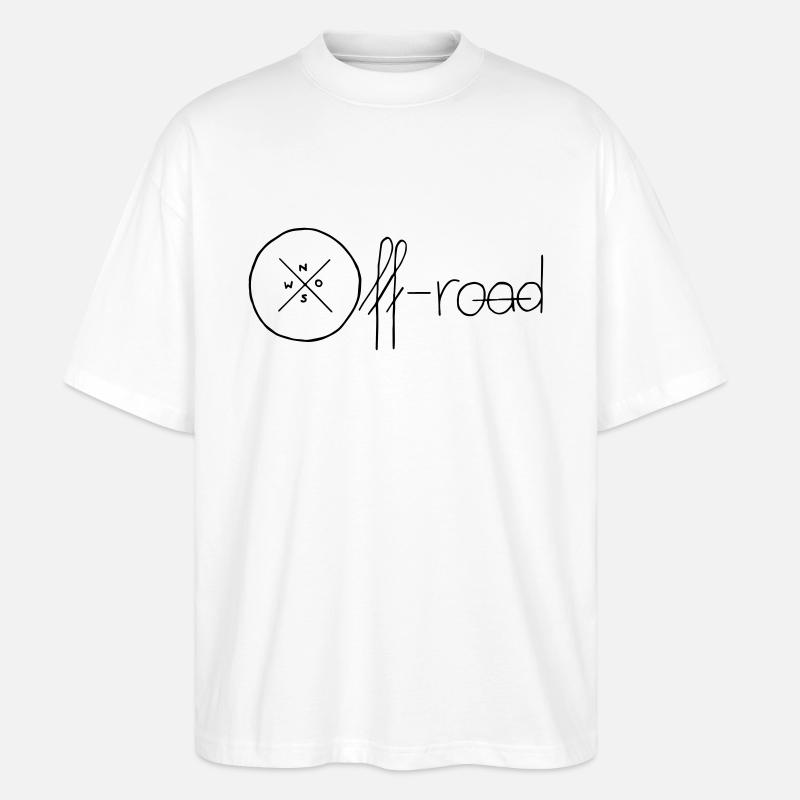 Offroad - Stanley/Stella Oversized Unisex Bio T-Shirt Blaster 2.0 - Weiß