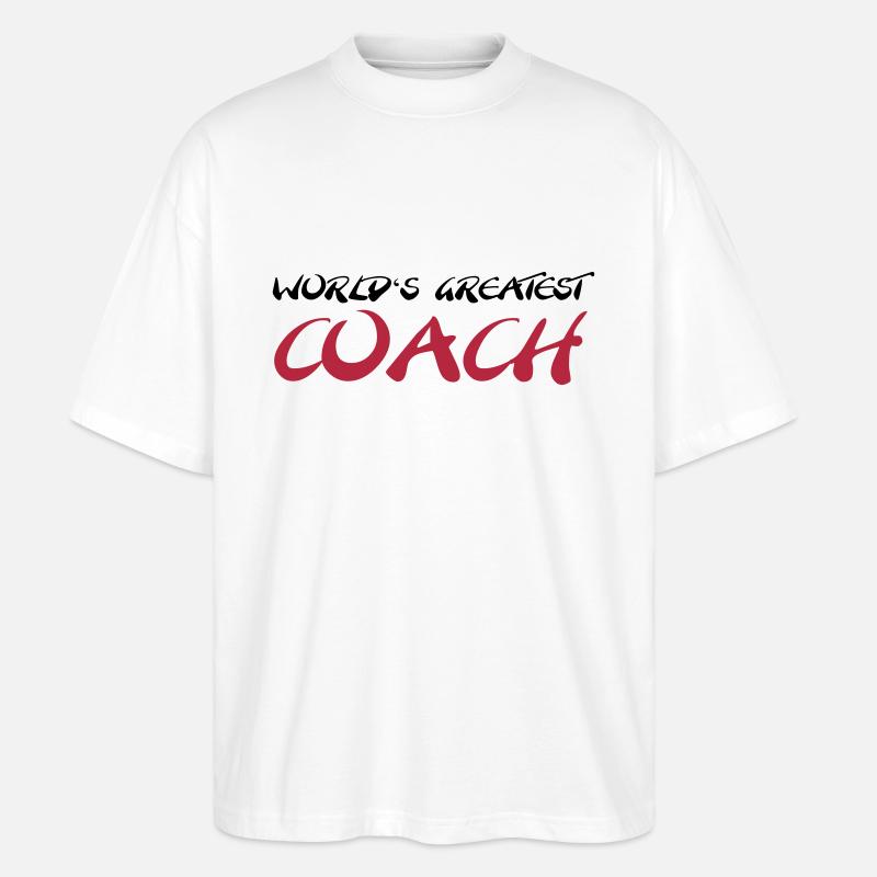 World's greatest Coach - Stanley/Stella Oversized Unisex Bio T-Shirt Blaster 2.0 - Weiß