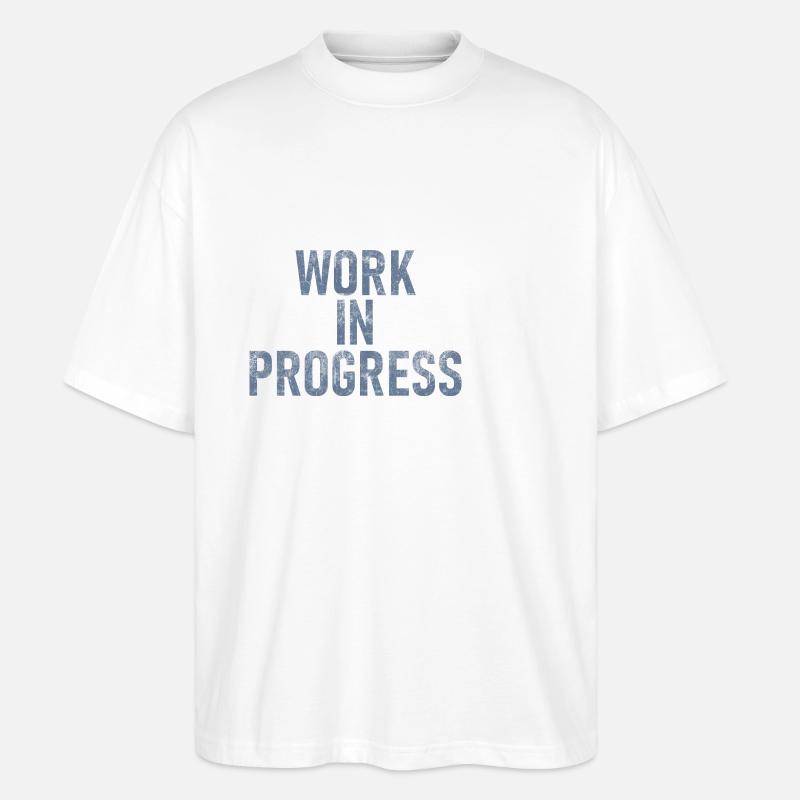 Work in progress - Stanley/Stella Oversized Unisex Organic T-shirt Blaster 2.0 - white
