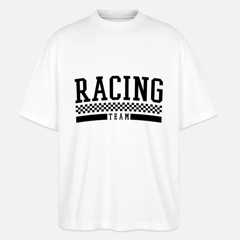 Racing Team - Stanley/Stella Oversized Unisex Bio T-Shirt Blaster 2.0 - Weiß
