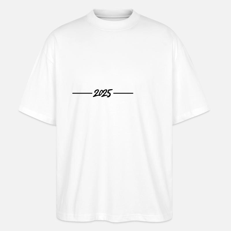 Ligne d’âge 2025 - T-shirt bio Blaster 2.0 coupe oversize Stanley/Stella Unisexe - blanc
