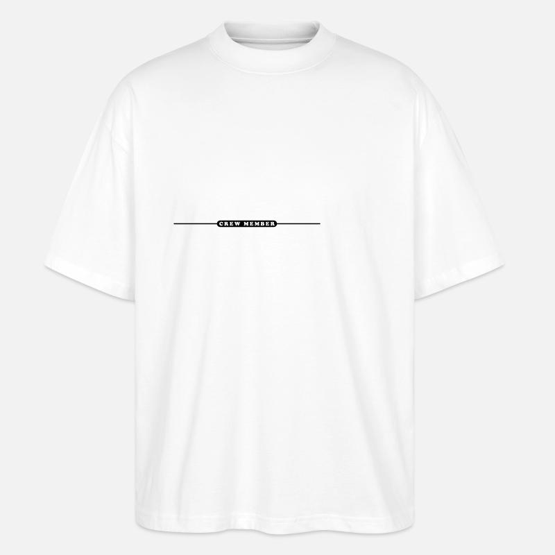 Membre d’équipage - T-shirt bio Blaster 2.0 coupe oversize Stanley/Stella Unisexe - blanc