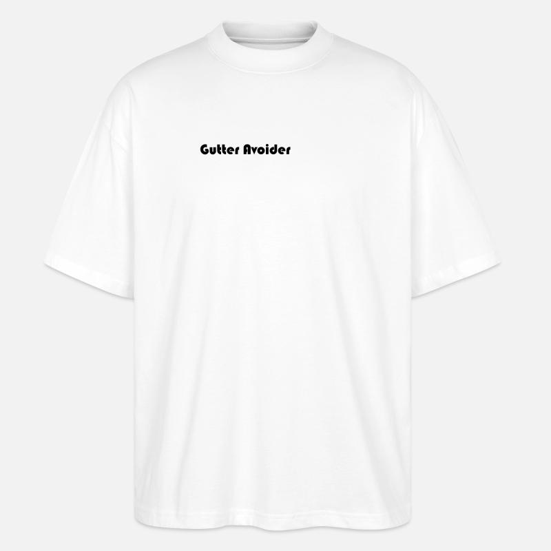 Bowling - Gutter Avoider - Stanley/Stella Oversized Unisex Bio T-Shirt Blaster 2.0 - Weiß