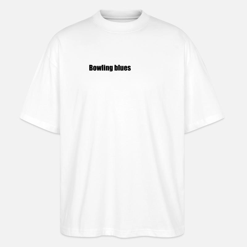 Bowling - Bowling blues - Stanley/Stella Oversized Unisex Bio T-Shirt Blaster 2.0 - Weiß