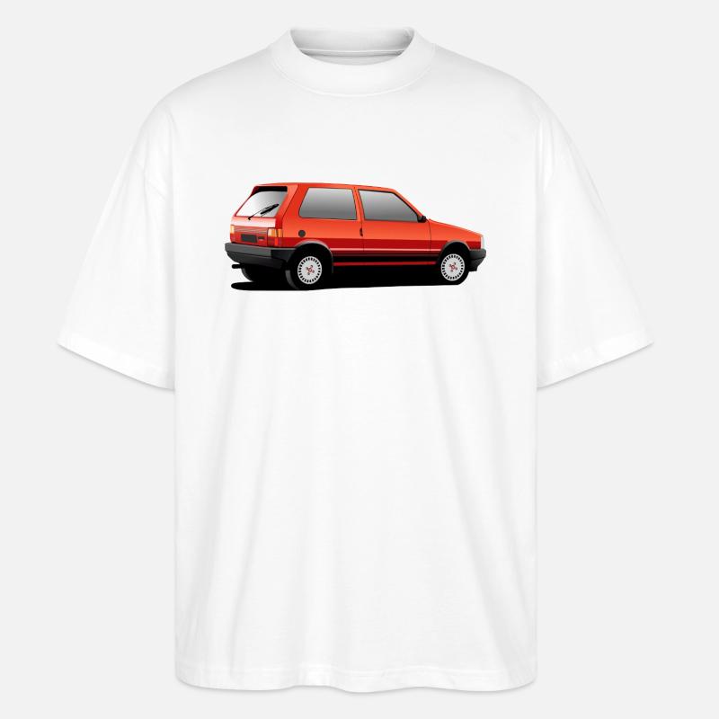 UNO TURBO - Stanley/Stella Oversized Unisex Bio T-Shirt Blaster 2.0 - Weiß