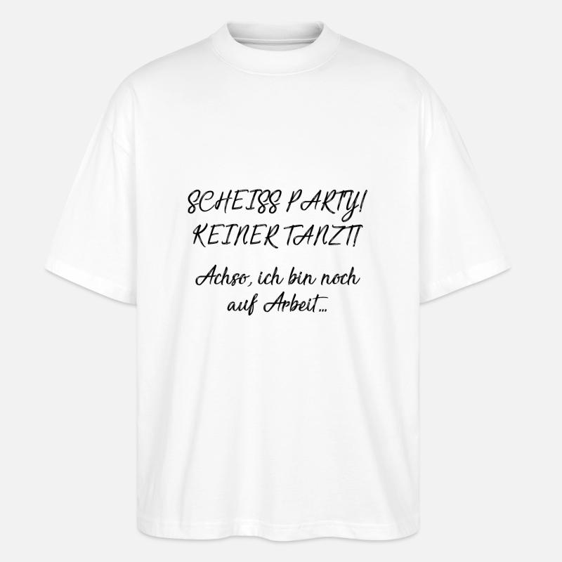 work - Stanley/Stella Oversized Unisex Organic T-shirt Blaster 2.0 - white