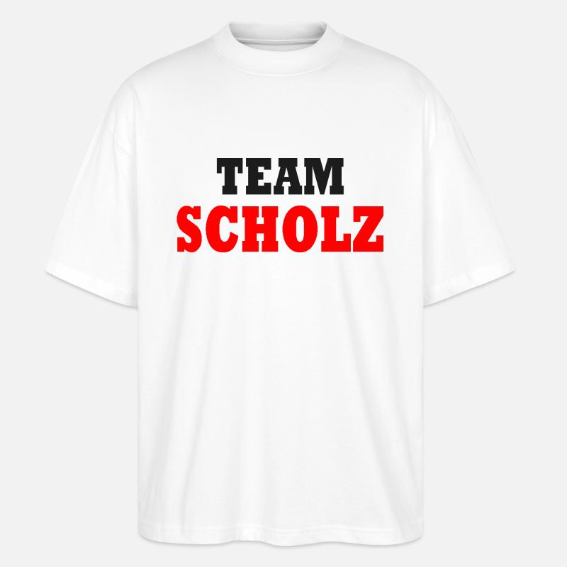 Team scholz - Stanley/Stella Oversized Unisex Bio T-Shirt Blaster 2.0 - Weiß