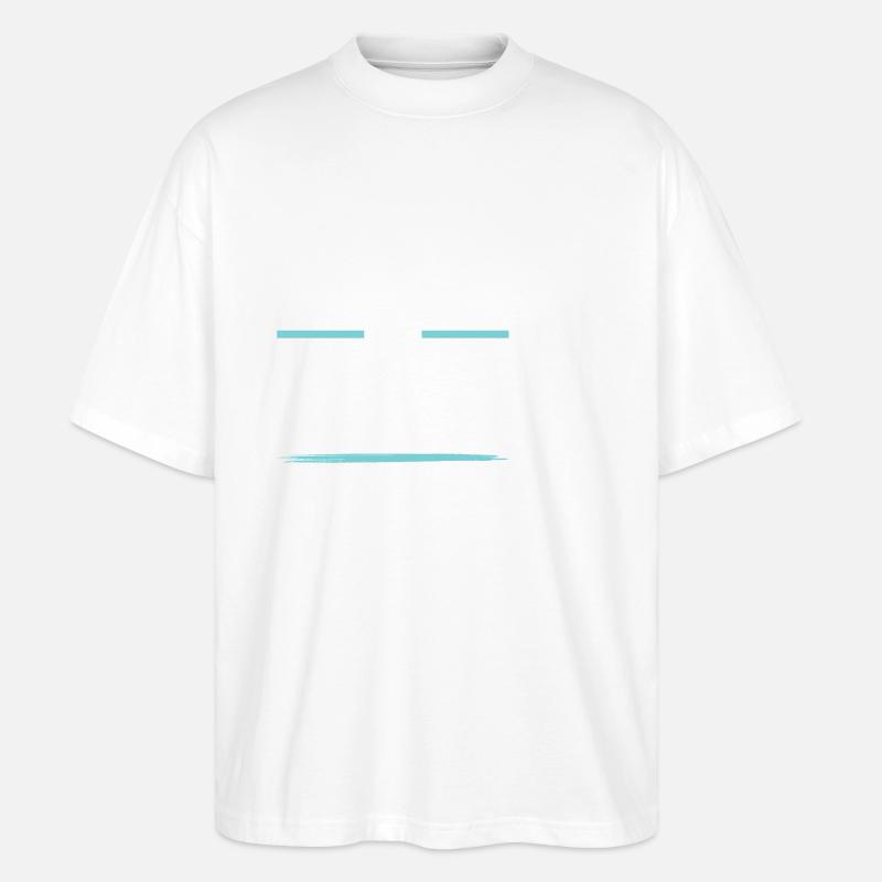 Équipage de navigation - T-shirt bio Blaster 2.0 coupe oversize Stanley/Stella Unisexe - blanc