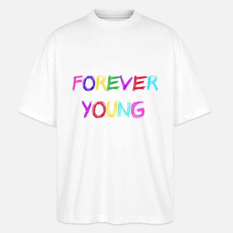 Young - Stanley/Stella Oversized Unisex Bio T-Shirt Blaster 2.0 - Weiß