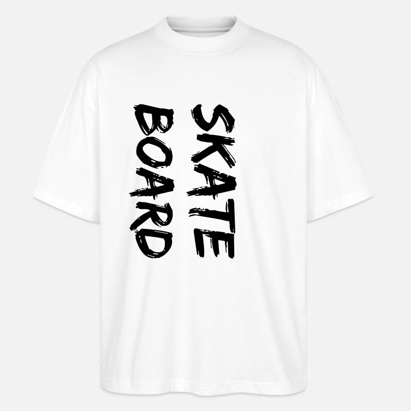 Skate - Stanley/Stella Oversized Unisex Bio T-Shirt Blaster 2.0 - Weiß