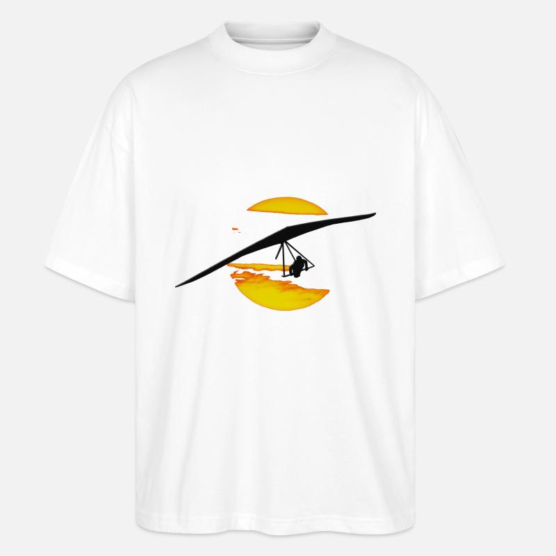 Drachenflieger - Stanley/Stella Oversized Unisex Bio T-Shirt Blaster 2.0 - Weiß