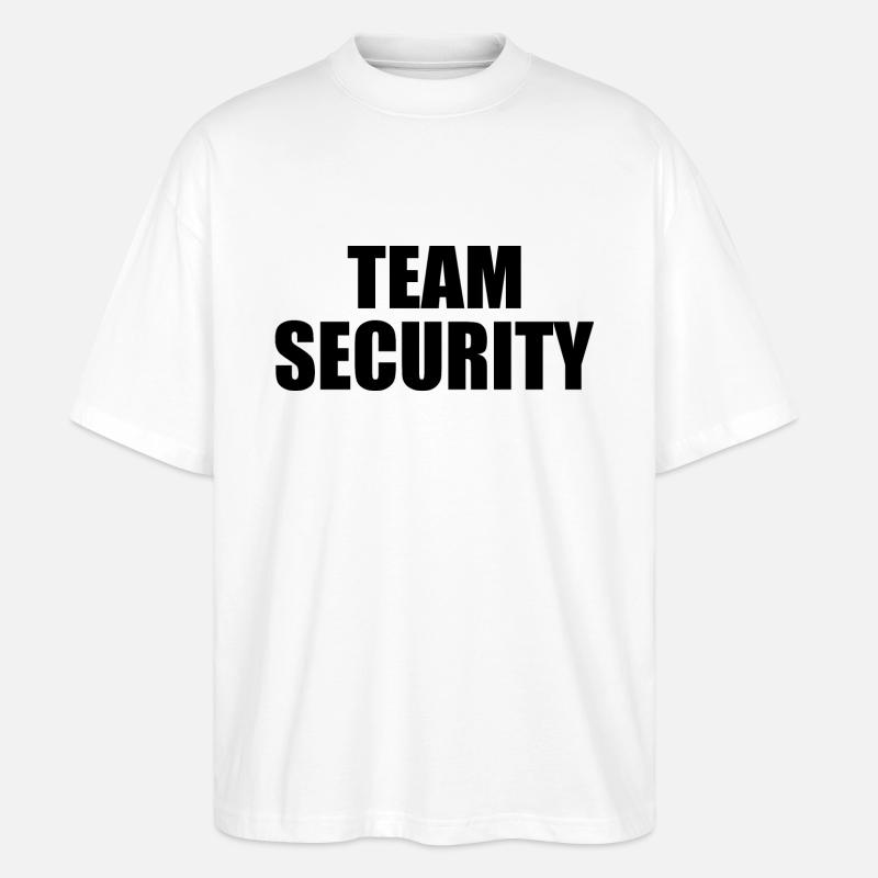 Team security - T-shirt bio Blaster 2.0 coupe oversize Stanley/Stella Unisexe - blanc