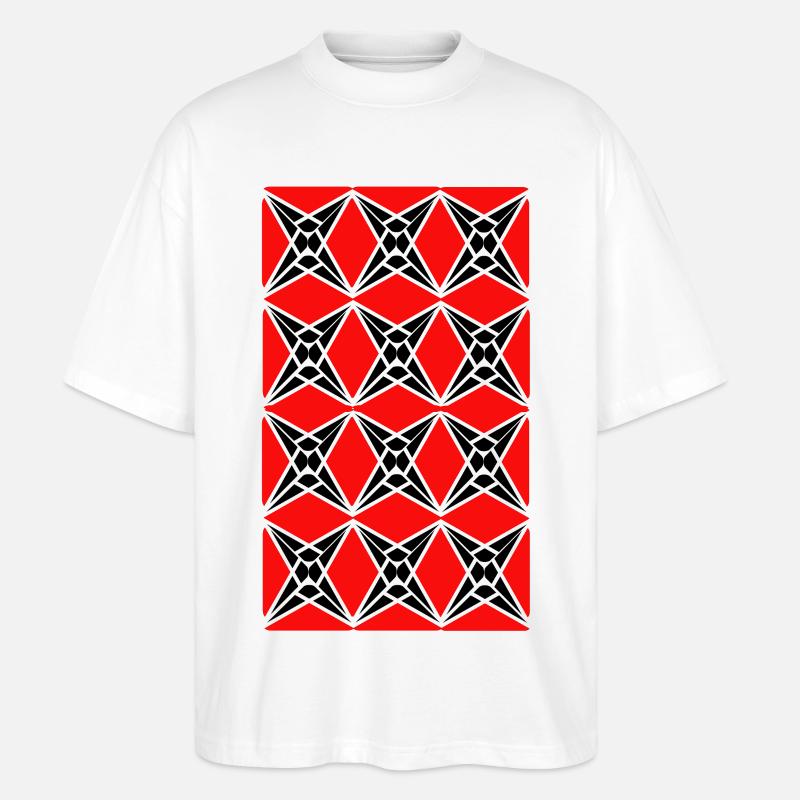 Sternmuster - Stanley/Stella Oversized Unisex Bio T-Shirt Blaster 2.0 - Weiß