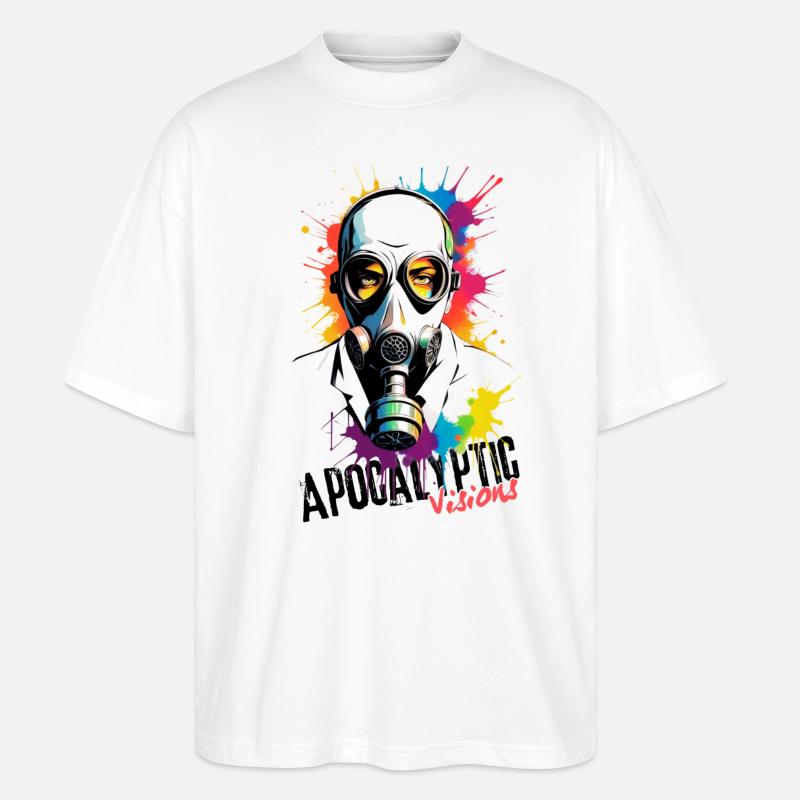 Apocalyptic Visions - Stanley/Stella Oversized Unisex Bio T-Shirt Blaster 2.0 - Weiß