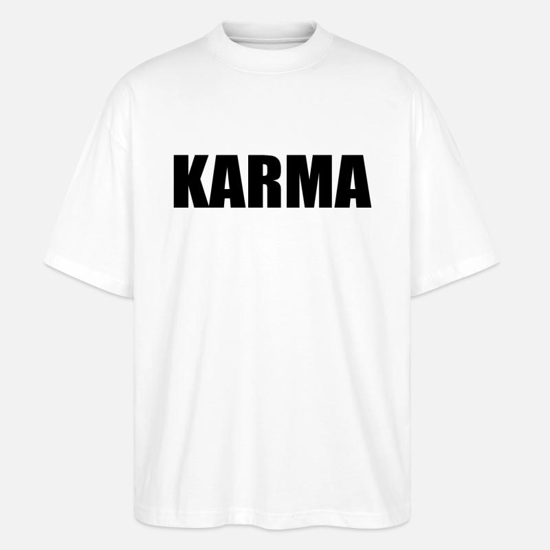 Karma - Stanley/Stella Oversized Unisex Bio T-Shirt Blaster 2.0 - Weiß